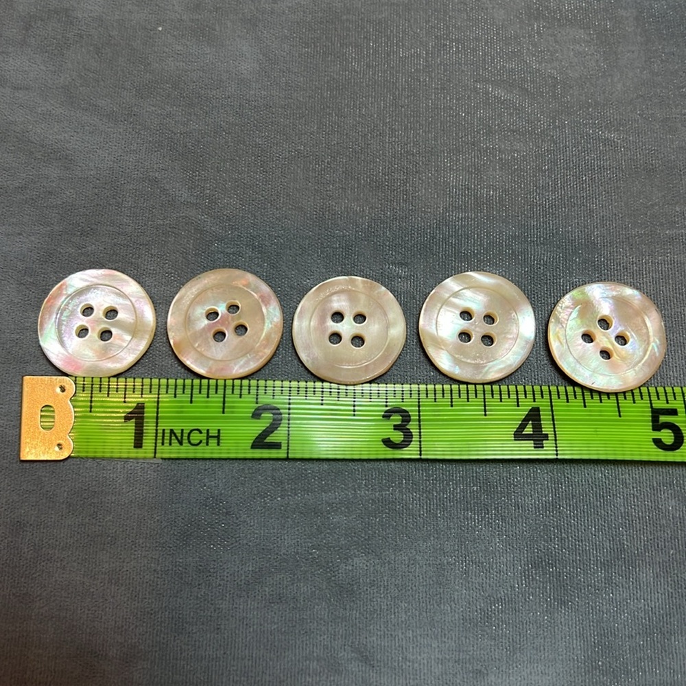 Vintage mother of pearl iridescent buttons Antique - Picture 14 of 14